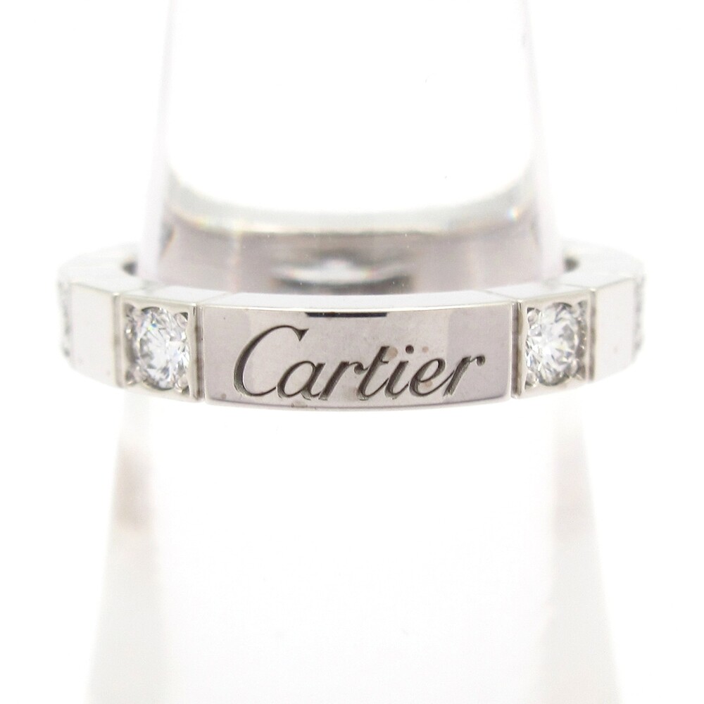 Cartier Lanieres Ring B4048400/B4048449 18K White Gold Diamond